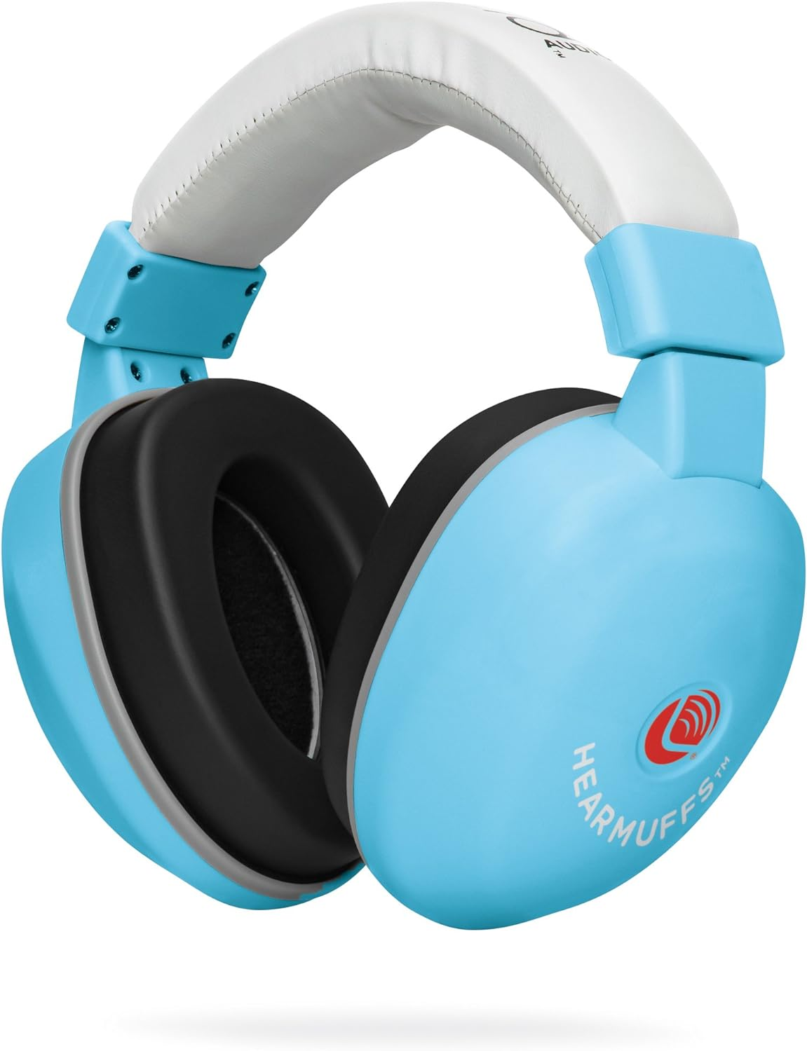 Lucid Audio Hearmuffs Baby Hearing Protection (Over-The-Ear Sound Protection Ear Muffs Infant/Toddler/Child), One Size, White