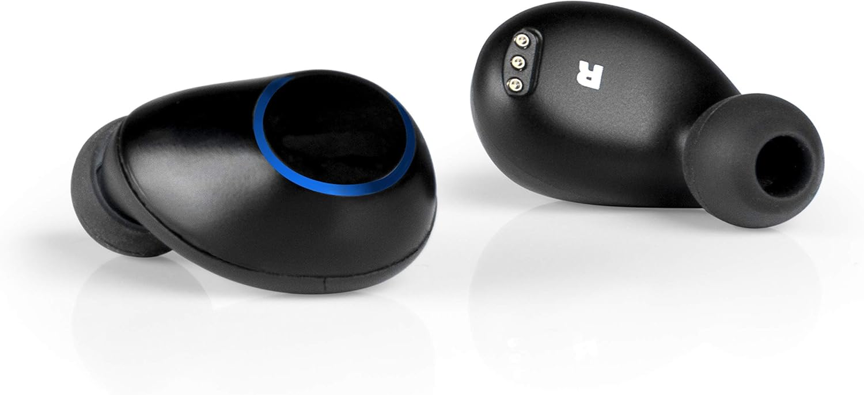 BLAUPUNKT BTW 10 Bluetooth 5.0 Headphones - True Wireless Stereo Earbuds with Touch Control, Portable Charging Case, Microphone & USB-C Port; Sport In-Ear Headphones - Black image number 4