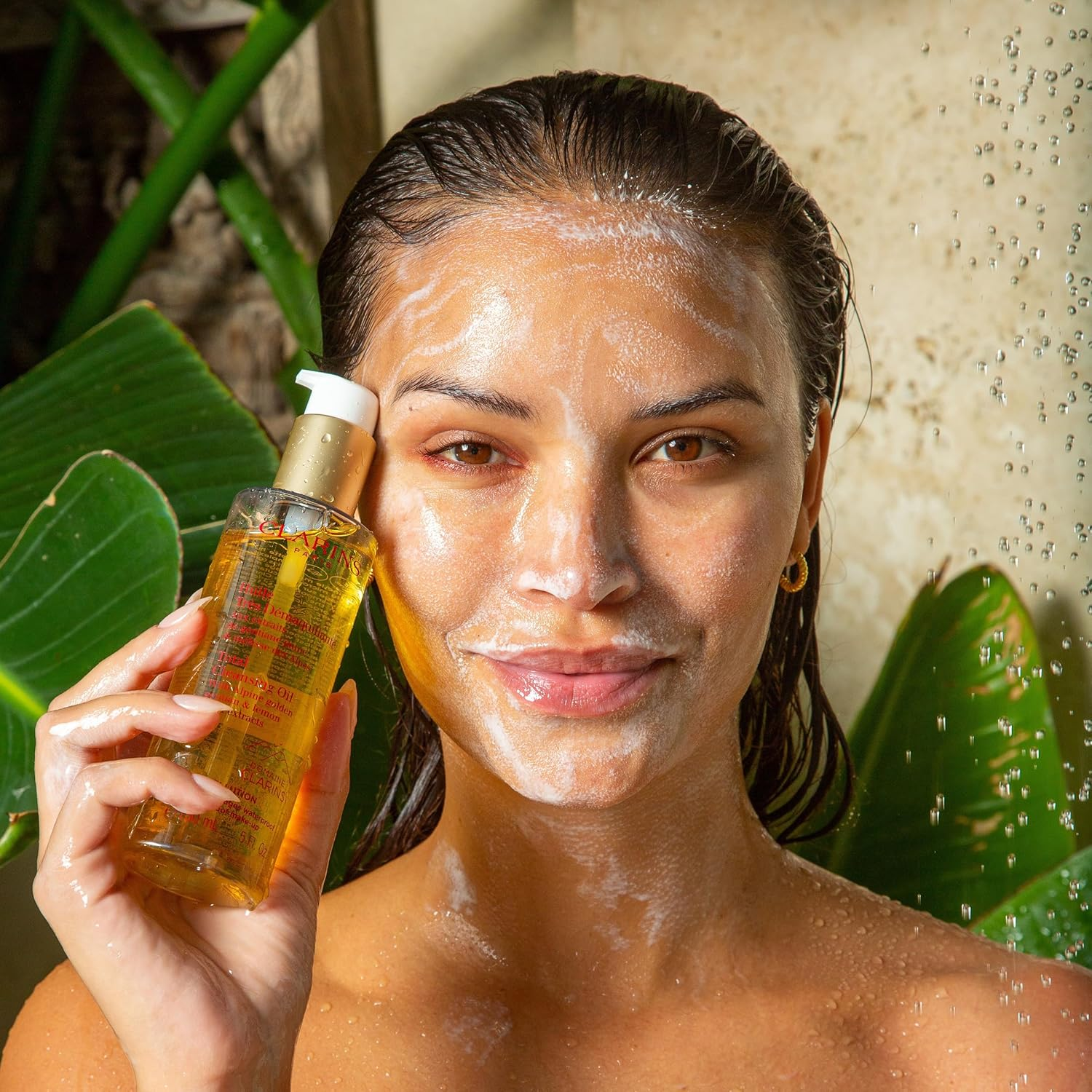 Clarins Total Cleansing Oil by Clarins for Unisex - 5 Oz Cleanser image number 2