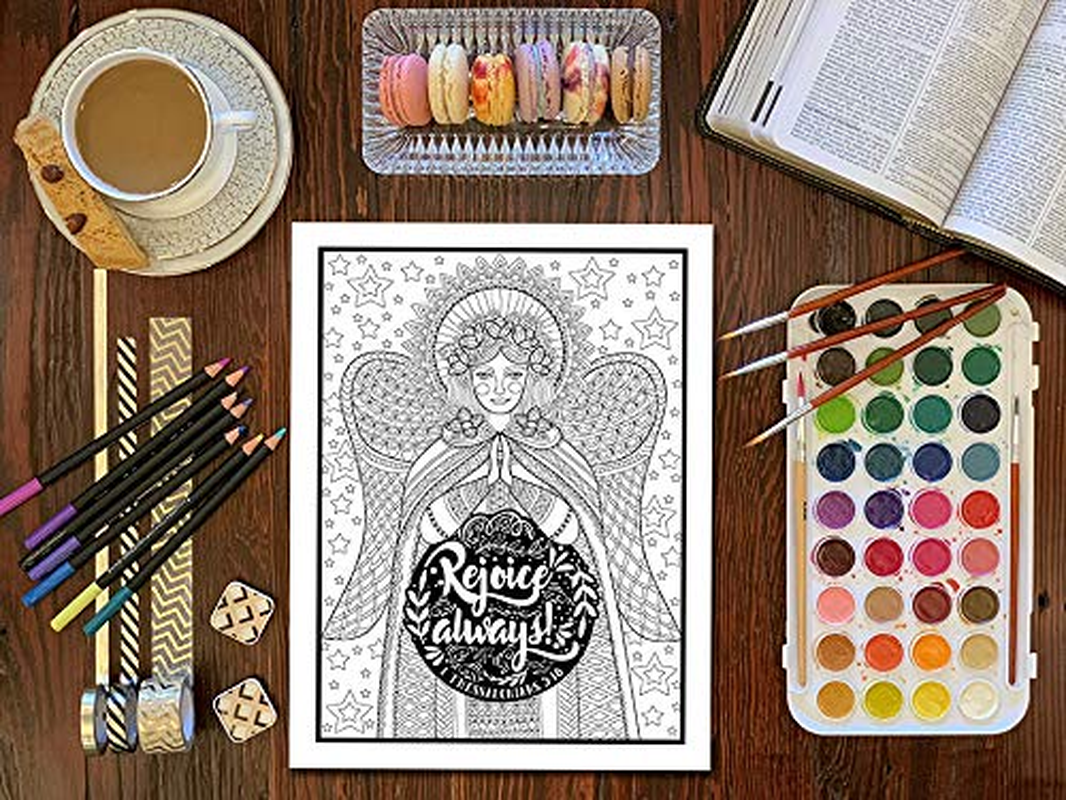 Inspired to Grace Verses for Women: a Christian Coloring Book: Volume 7 image number 6