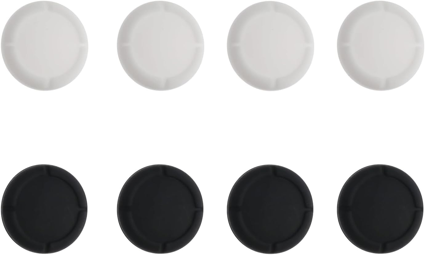 JANGJANG 4PCS Replacement Thumb Caps, Comfort Soft Silicone Analog Thumb Joystick Grips, Compatible with Switch and Switch Lite Joy-Con Controller, Anti-Slip Design image number 3