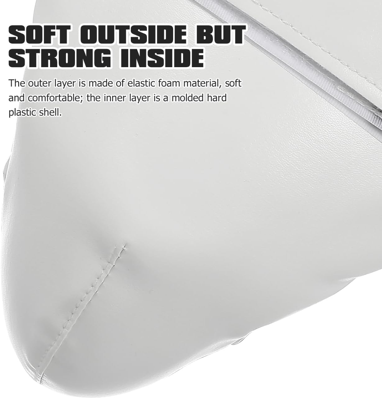 POPETPOP Kids Groin Guard, Groin Protector Cup Boy Shock-Absorbing Taekwondo Boxing Kickboxing Fight Sports Abdominal Protector for Karate Fighting Training image number 5