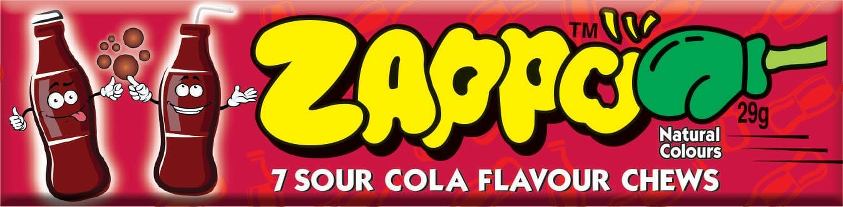Zappo Sour Chews Variety Pack 780 G Mixed Flavours Share Bag image number 2
