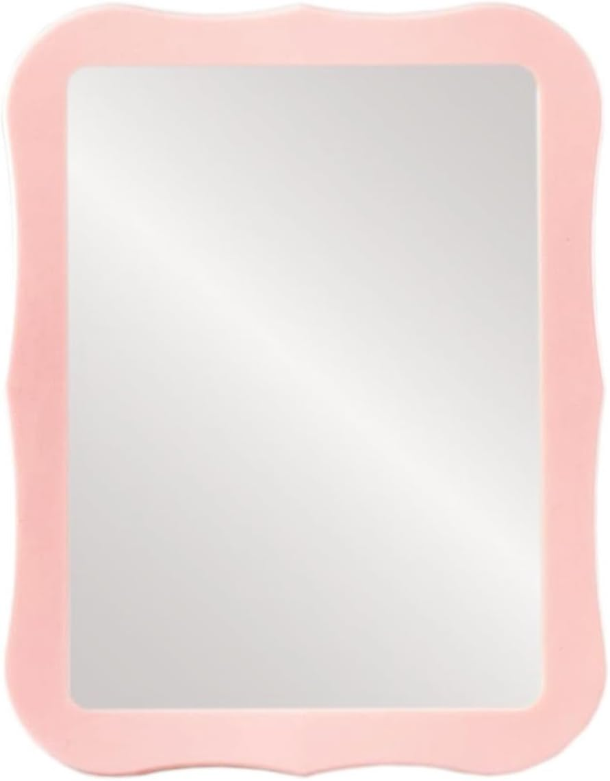 Mpowtech Gifts for Back to School Season,White Magnetic Locker Mirror - 5" X 7" Magnet Mirror for School, Bathroom, Workshop, Office,Small Mirrors for School Locker