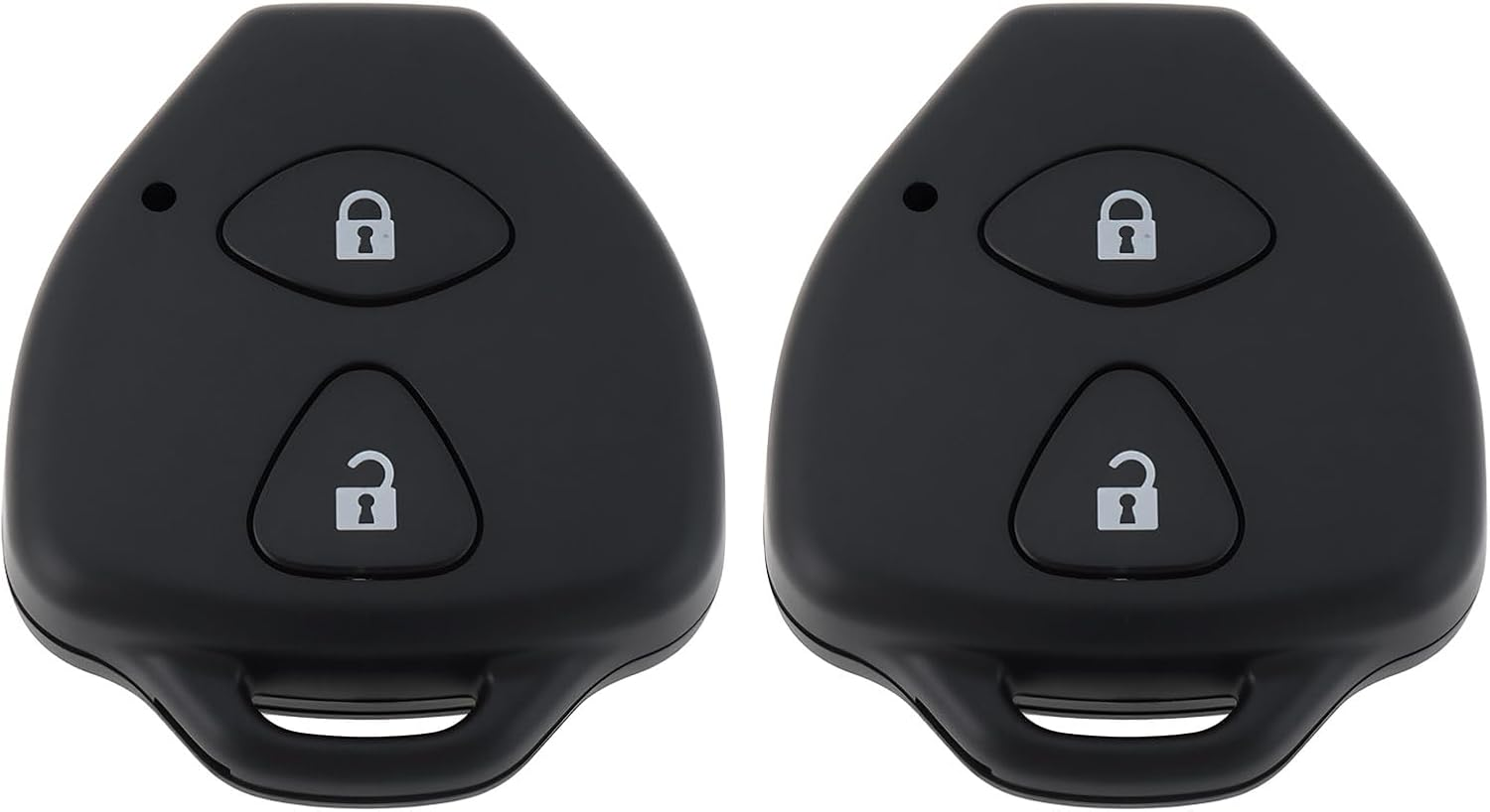 SING F LTD 2 Pieces 2 Button Remote Key Shell Compatible with Toyota Avensis Yaris Auris RAV4 Hilux IQ image number 2