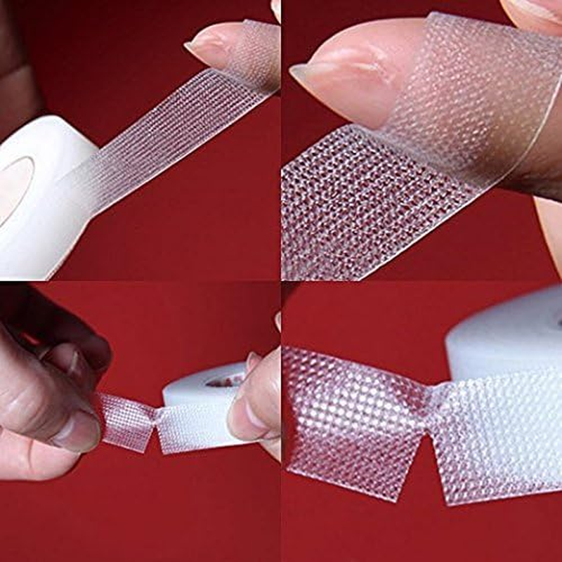6 Rolls PE Micropore Medical Tape Roll, 1.25Cm X 9.1M Lash Tape, Waterproof Breathable First Aid Paper Medical Tape for Eyelash Extensions, Wound, Sensitive Skin,Total Length 59 Yards image number 1