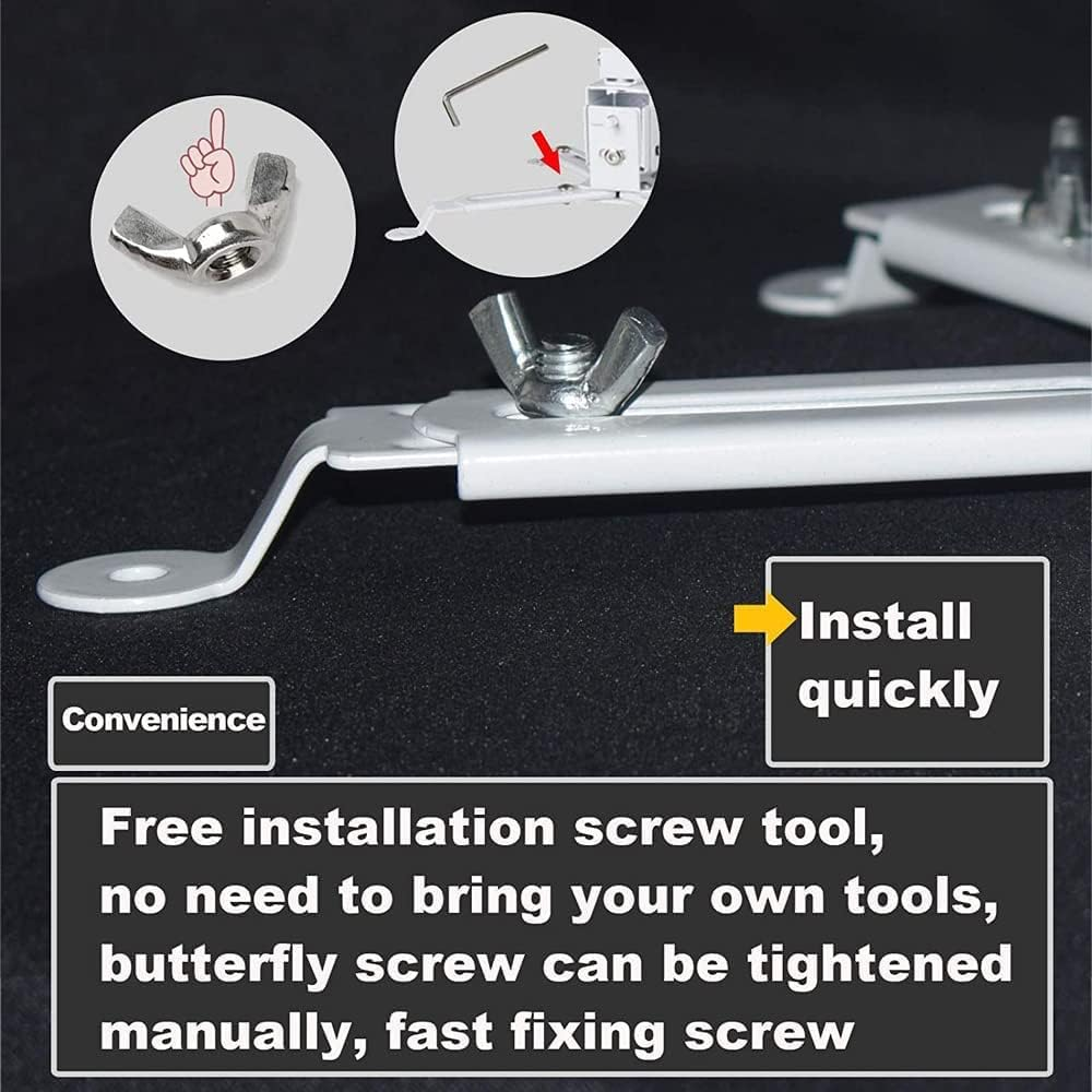 HOOMFIT Universal LCD/DLP Adjustable Projector Ceiling Mount Bracket Compatible with Epson Benq Optoma Projectors and Other Brands Projectors. image number 1