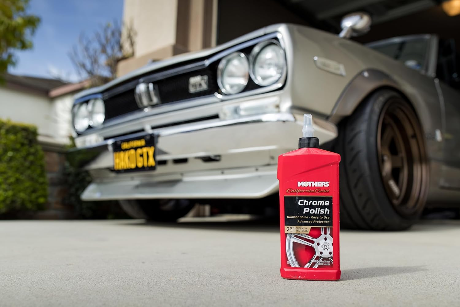 New Mothers California Gold Chrome Wheel Car Care Auto Glass Polish 355Ml 05212 | 05212 image number 1