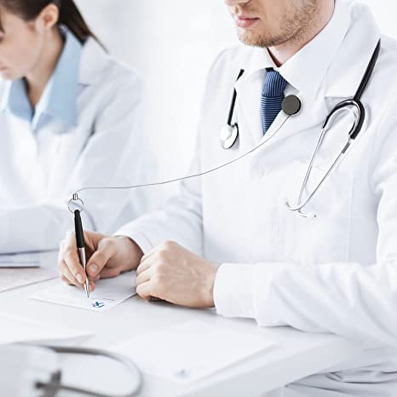 LALOCAPEYO 4 Pcs Heavy Duty Retractable Pull Pen Holder for Markers and Carpenter Pencils, Stretch Silicone Pencil Holder for Elastic Silicone High Stretch High Tension image number 5