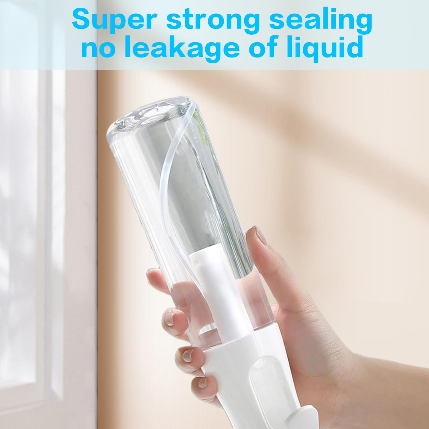 Aiokuo Mist Spray Bottle &ndash; 500Ml Continuous Fine Mist Sprayer for Hair, Plants, Cleaning, Ironing, Salon & Skincare (Transparent) image number 4