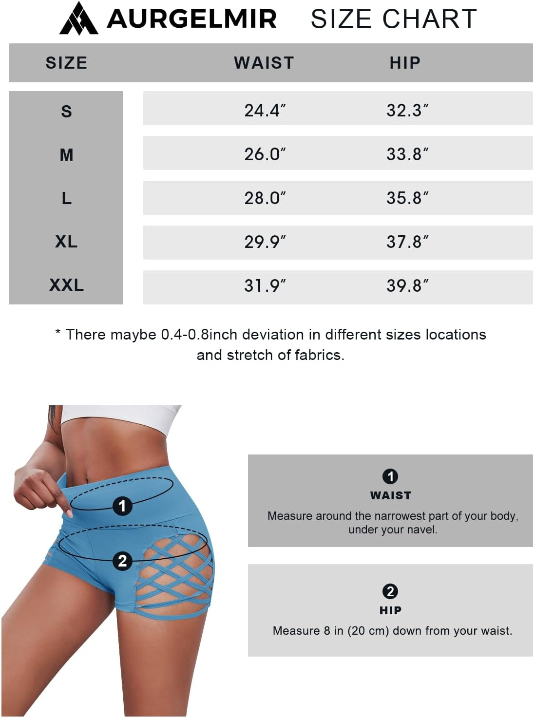 Fisoew Women'S Workout Yoga Shorts High Waist Tummy Control Criss Cross Athletic Sports Booty Short Leggings image number 5