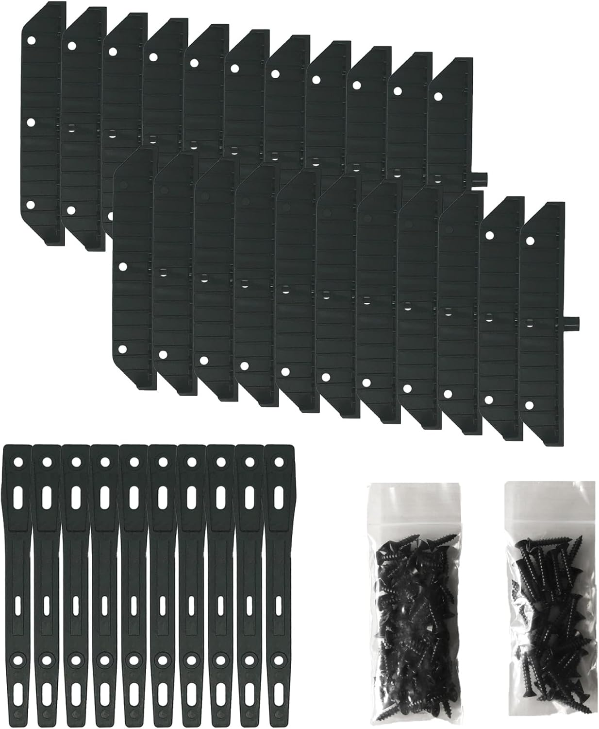 Nuvo Iron LSB48 Hardware System-Holds up to 11 Boards Louver, Black image number 6