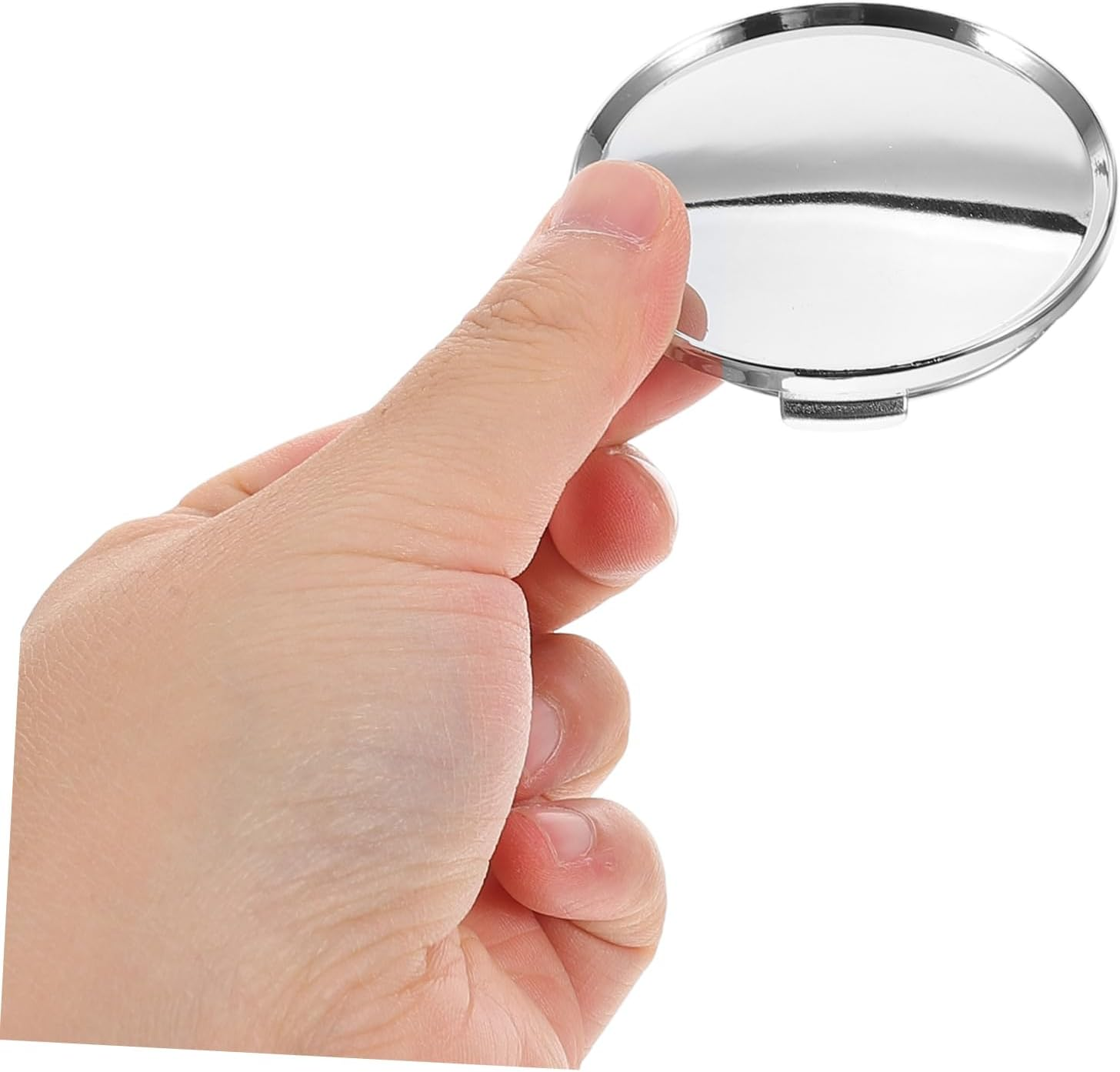 Healifty 2Pcs 63Mm Silver Universal Car Wheel Center Hub Caps Replacement Rim Covers for Automotive Tire Hubcap Accessories image number 2