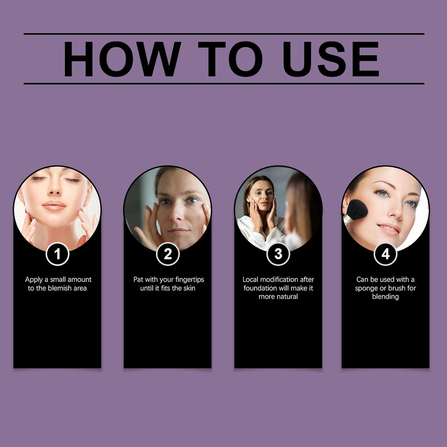 Body Coverage Perfector, All over Complexion Perfector, Tattoo Cover up Cream, Long-Lasting Lightweight Body Foundation, Waterproof Sweatproof Face Concealer, Even Skin Tone (2Pcs Natural) image number 6