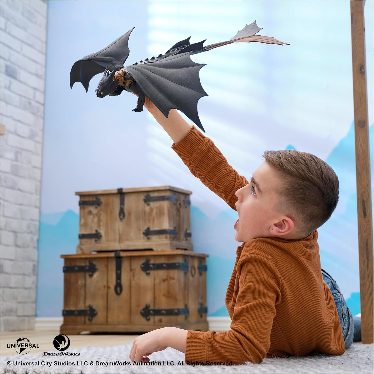 Dreamworks Dragons, How to Train Your Dragon, Ultimate Plasma Blast Toothless, 63,5 Cm Wings with Lights & Sounds Action Figure, Kids Toys for Boys Ages 4 and Up image number 6