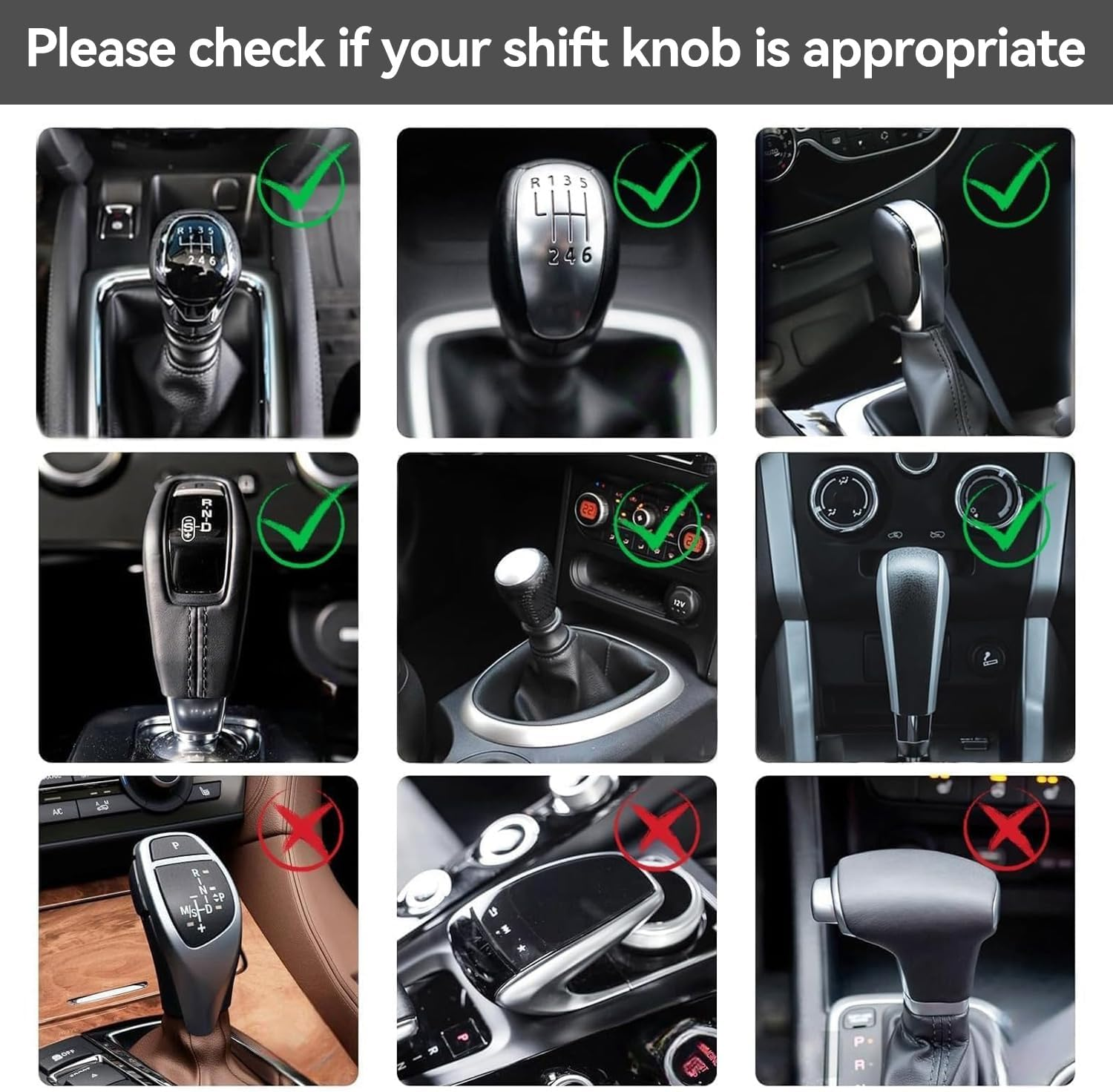 Hoodie Cover Shift Gear Knob Protector Car Accessories Interior Gear Stick Cover Decoration (Black) image number 2