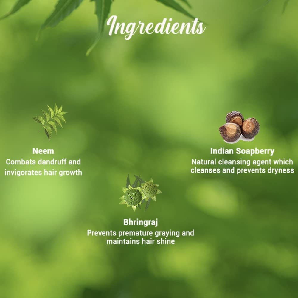 Biotique Fresh Neem anti Dandruff Shampoo with Conditioner, 650Ml image number 5