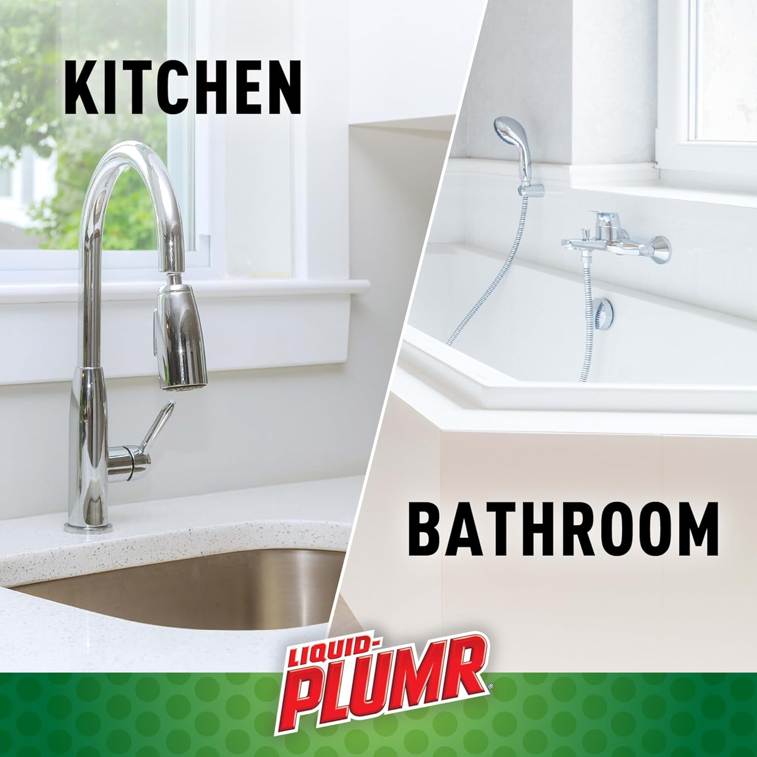 Liquid-Plumr Pro-Strength Drain Clog Destroyer plus Hair Clog Eliminator, Safe on All Pipes, 473Ml image number 3