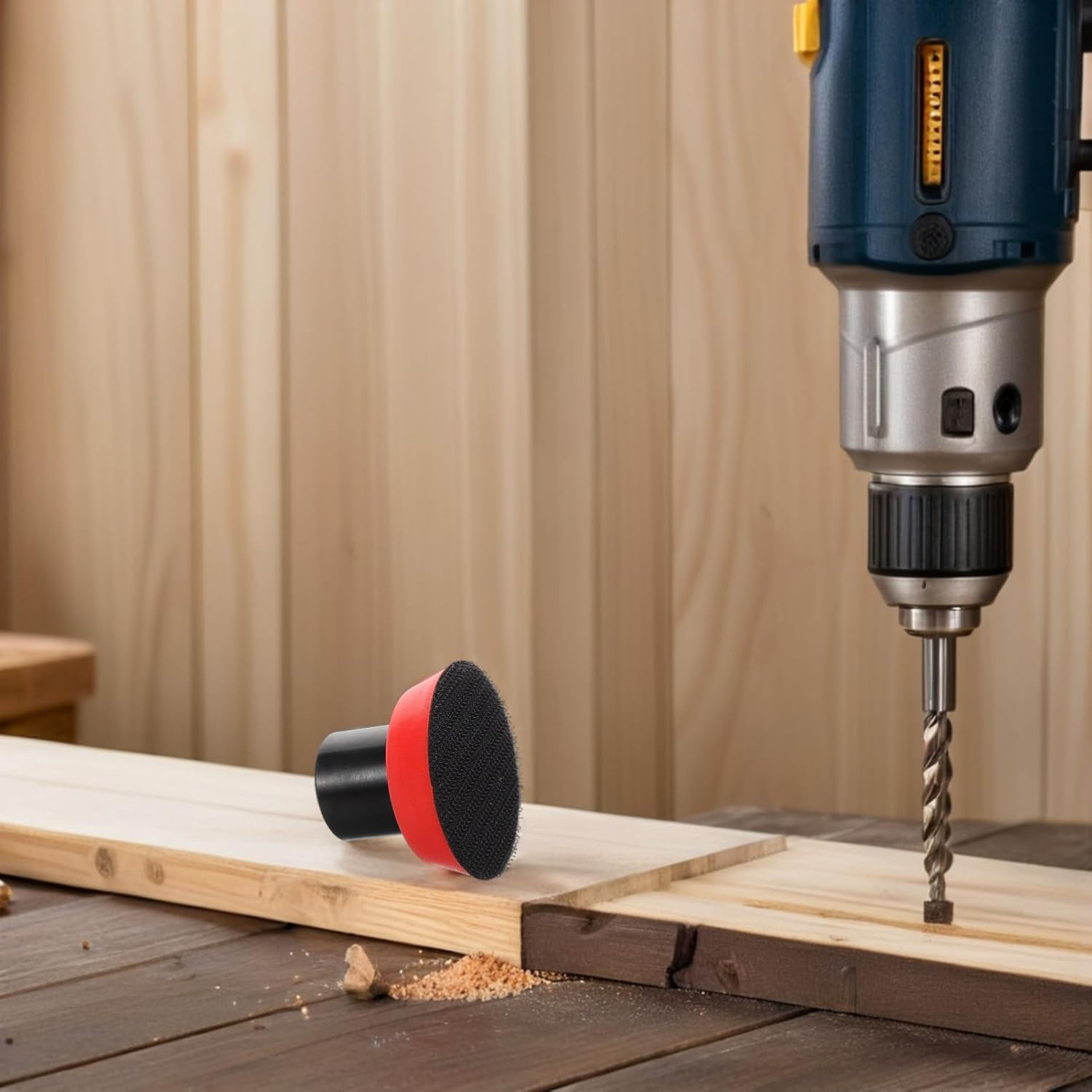 GANAZONO Self-Adhesive Sanding Disc Holder for Angle Grinder Polisher Pad Sponge for Wood Metal Automotive image number 4