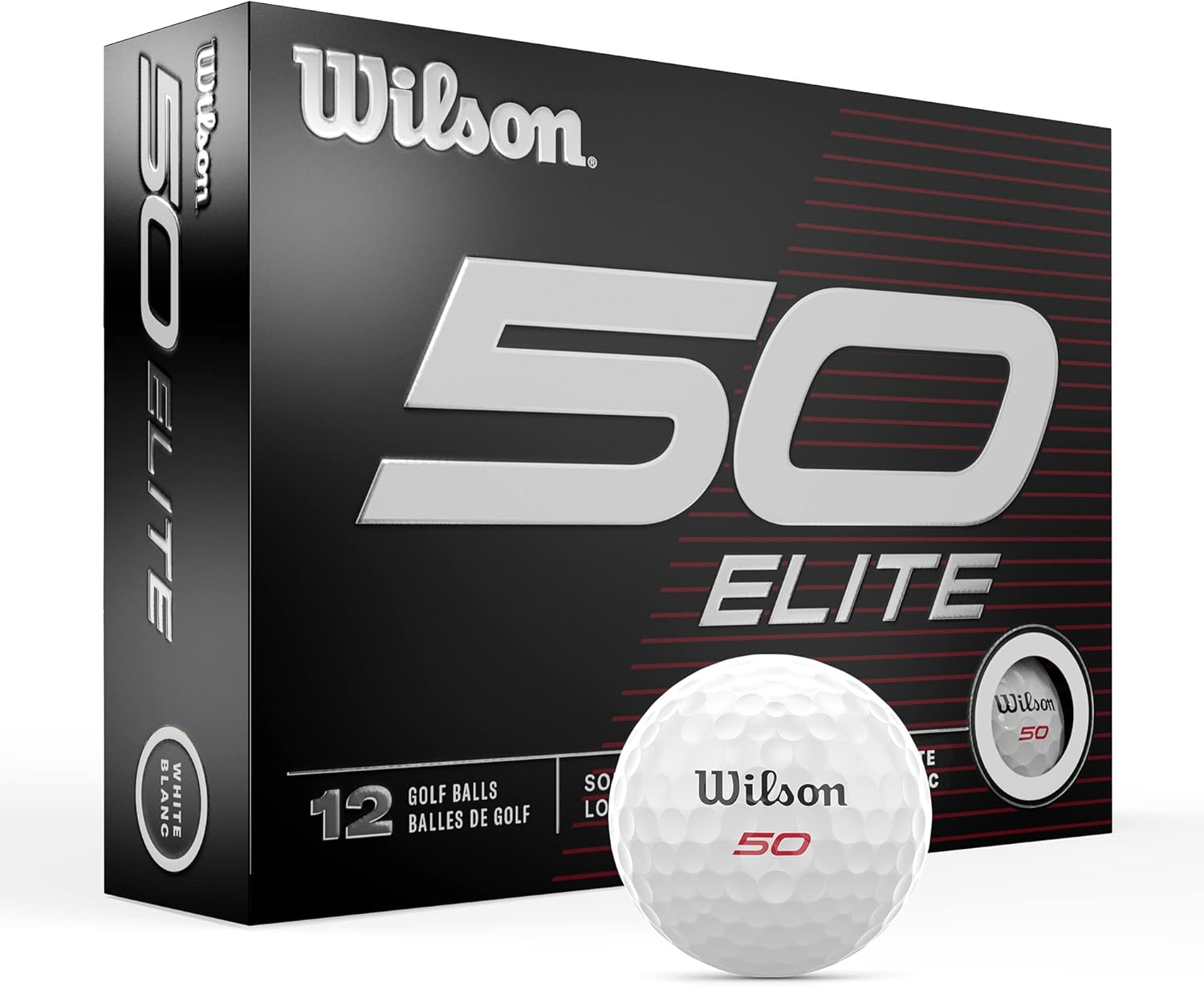 Wilson Fifty Elite Golf Balls - 12 Pack image number 5