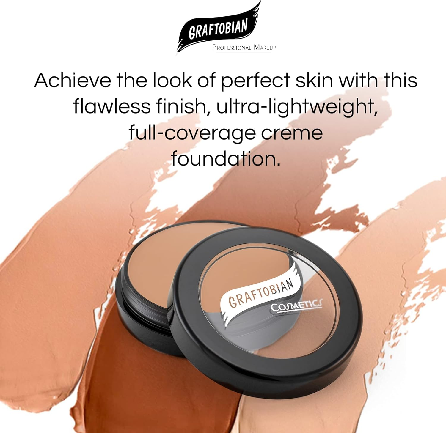 (Leading Lady (N)) - Graftobian HD Creme Foundation 30Ml, Leading Lady (N) image number 2