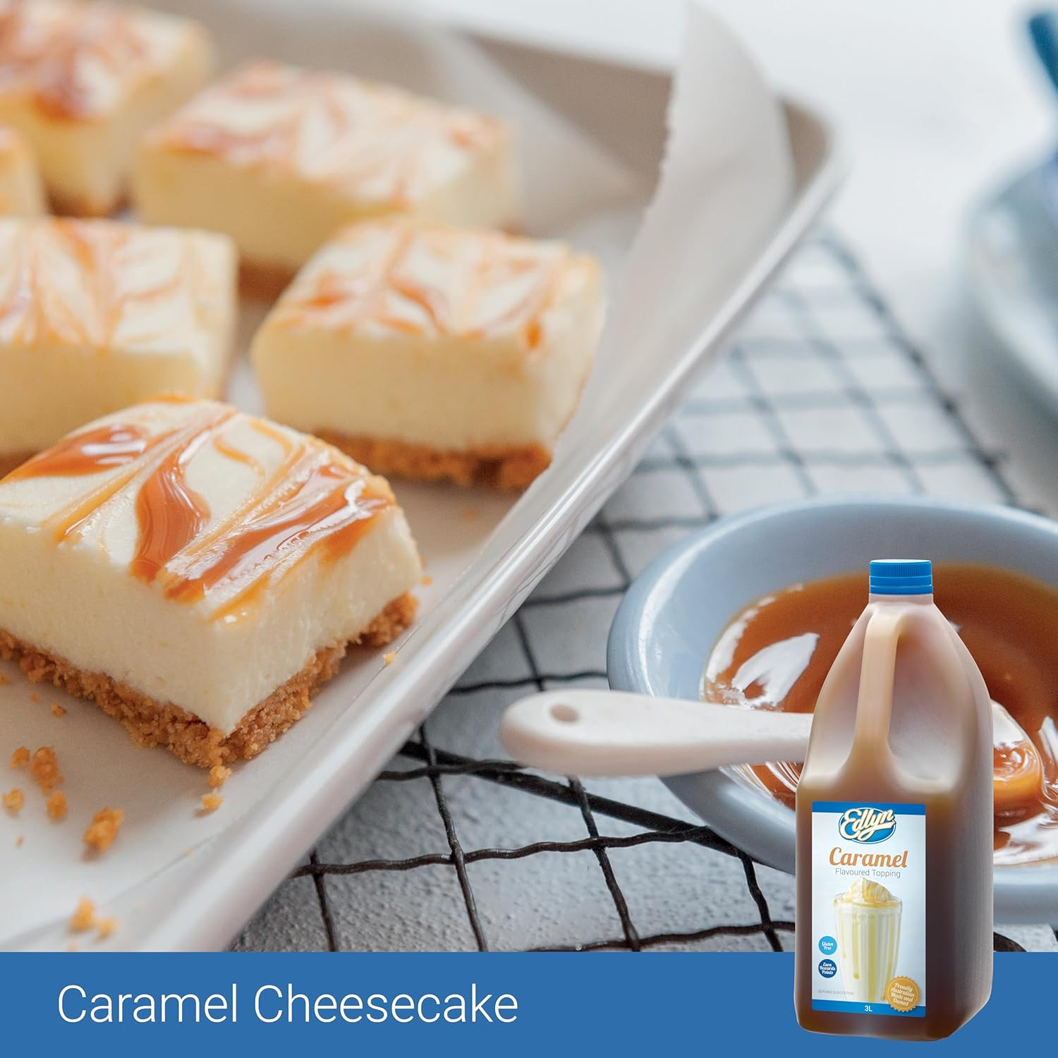 Edlyn Caramel Flavoured Topping 3 Liter, Brown image number 4