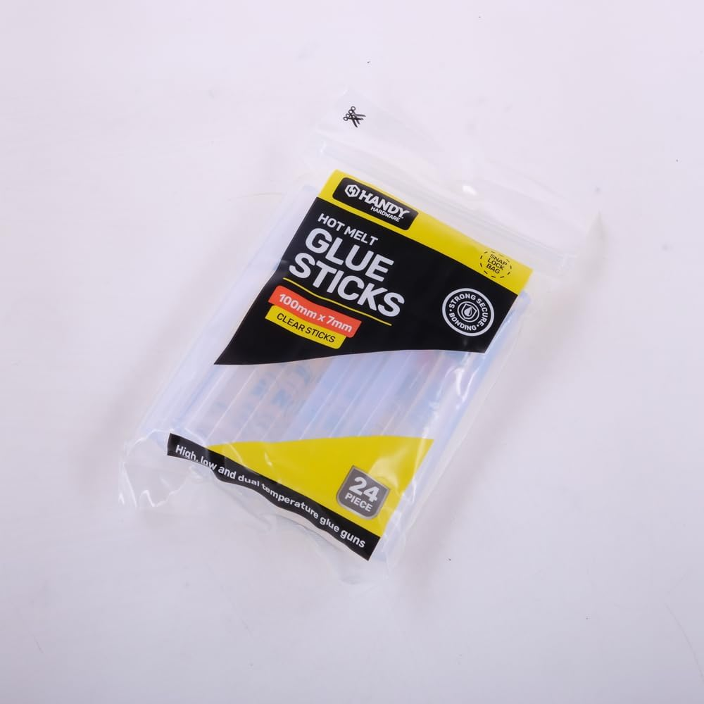 Handy Hardware Hot Melt 10W Glue Gun Sticks, 100 X 7 Mm (Pack of 24) image number 5