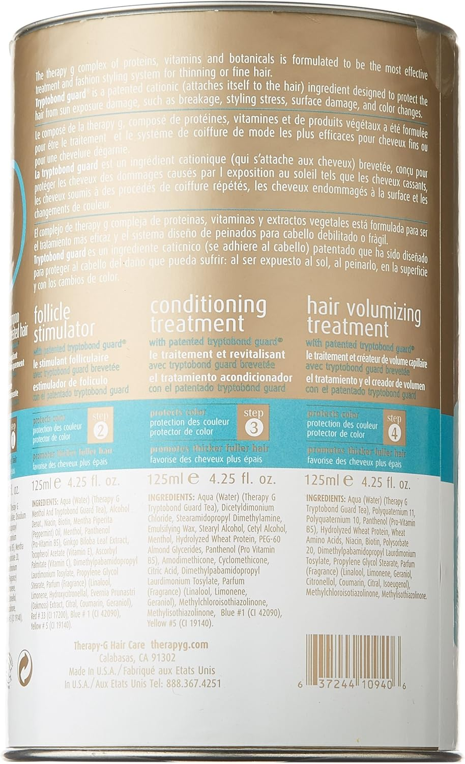 Therapy-G System Starter Kit (45 Day) for Chemically Treated Hair image number 4