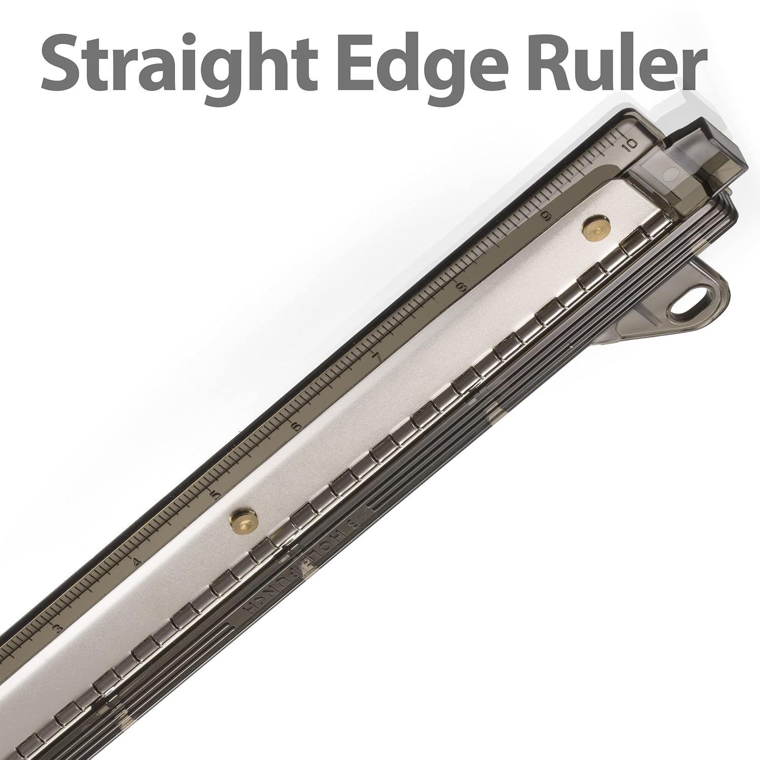 Officemate Ring Binder Hole Punch, Pink,Teal,Smoke, Pack of 3 (90114) image number 3