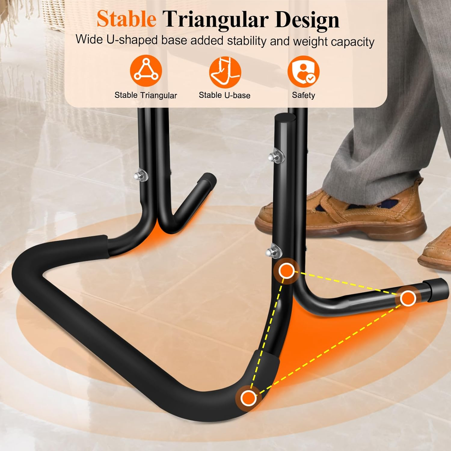 Stand Assist Aid for Elderly, Aluminum Alloy Standing Aids & Supports for Rising from Chair Couch, Sturdy Chair Lift Assist Grab Bar for Seniors Disabled Handicap Adults, Height-Adjusted image number 1