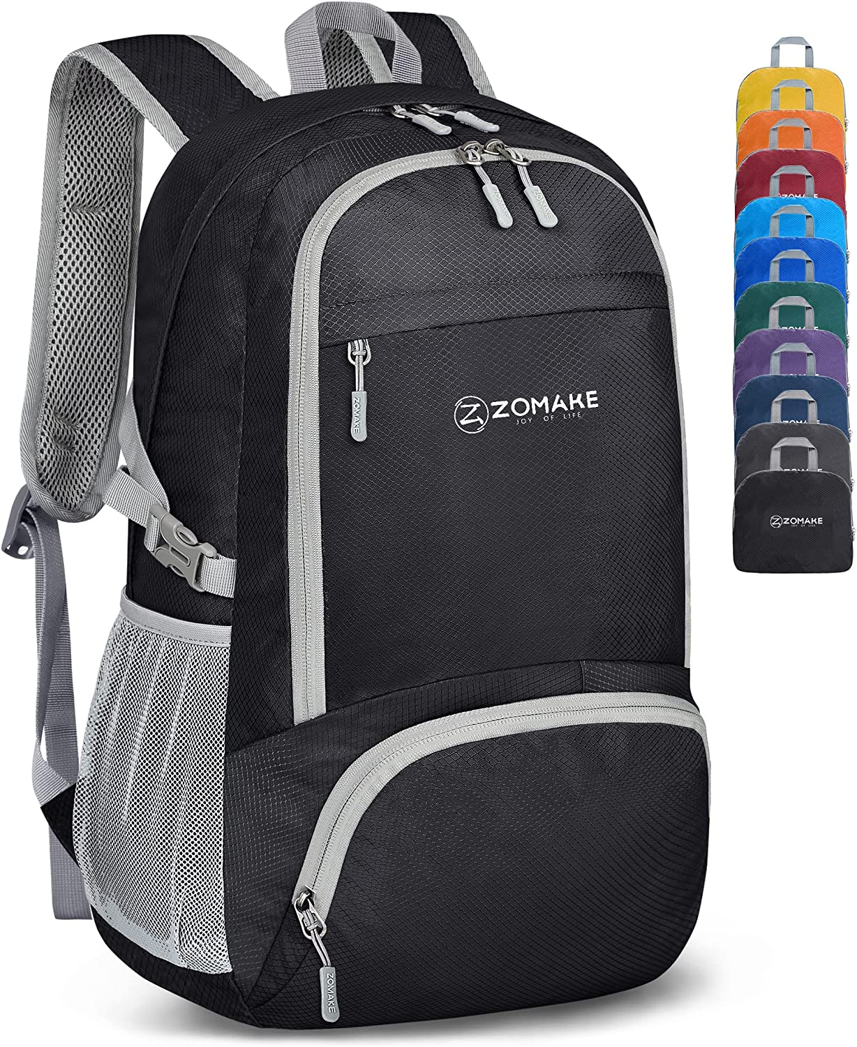 ZOMAKE Foldable Backpack - Lightweight Folding Packs 30L, Packable Hiking Daypack for Travel Outdoor Camping