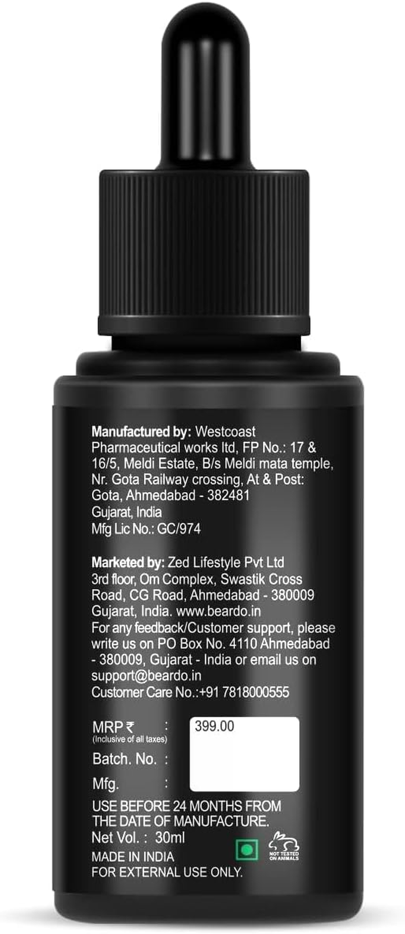 Beardo Onion Oil Concentrate for Hair Growth and Hair Fall Control (25 Ml) | Made in India image number 3