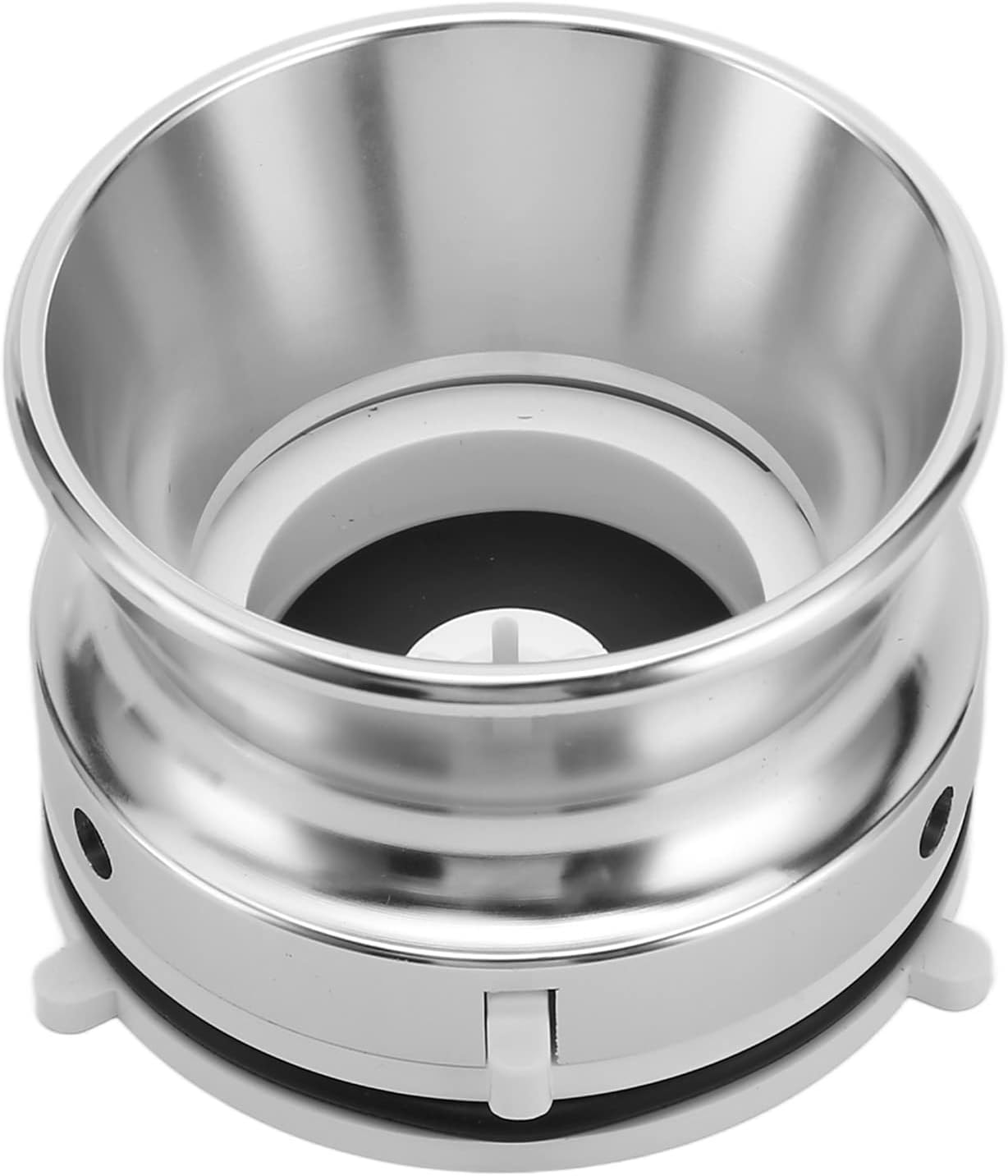 2 Nab Hub Adapters,10 Inch Opener Hub Adapter for Reel to Reel Tape Recorders, Aluminium Universal Reel Tape Recorder Accessories for Studer Revox, Akai, Teac, Silver White image number 1