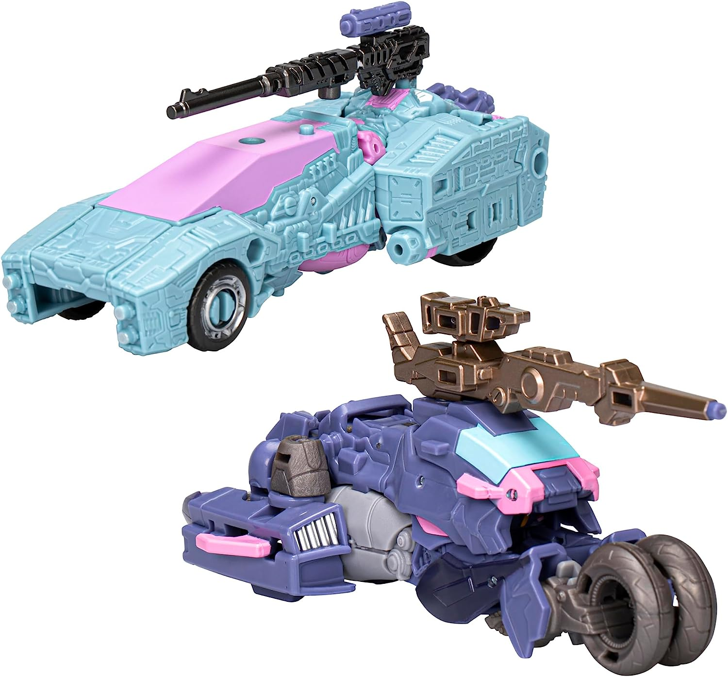 Transformers Toys Legacy Evolution Deluxe Senate Guard Autobot Javelin & Ascenticon Kaskade Deadeye Duel 2-Pack, Action Figures for Boys and Girls Ages 8 and Up image number 4