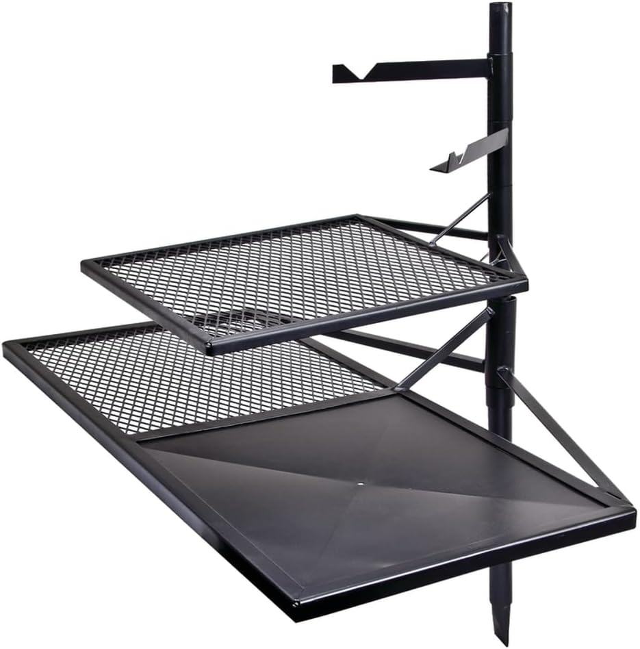 Campfire Camping BBQ Combo Cooking Grill, Large image number 1