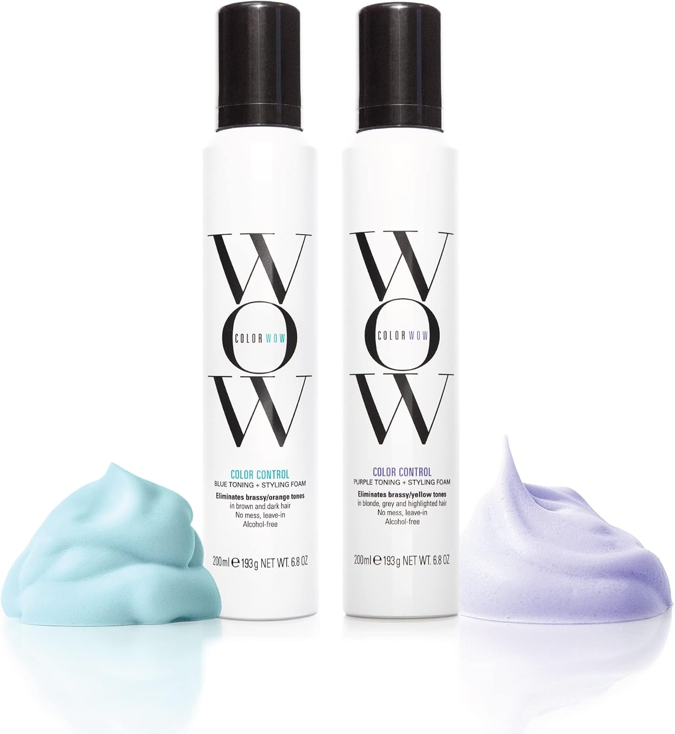 Color Wow Color Control Blue Toning plus Styling Foam Hair Mousse, 200 Ml image number 2