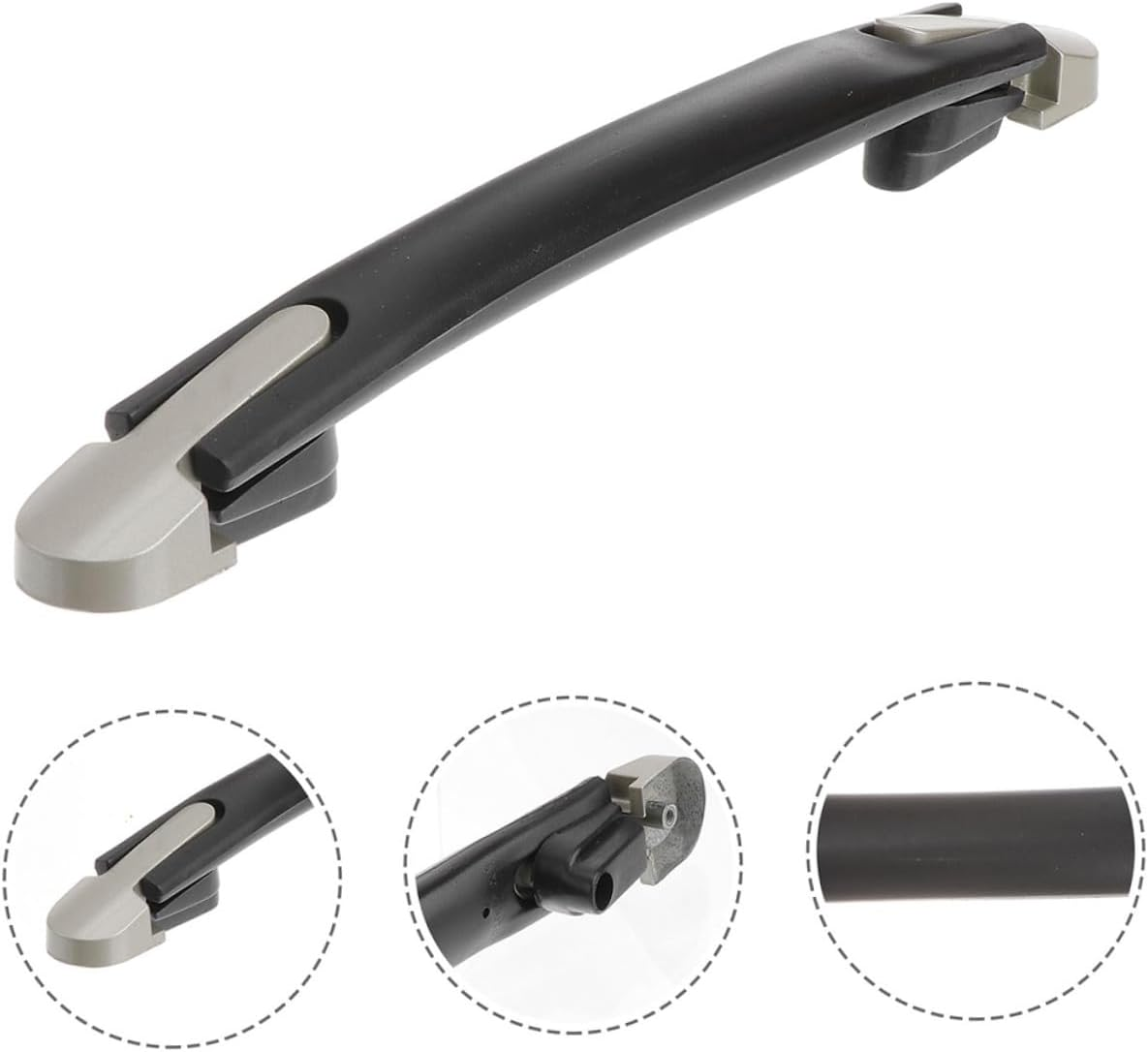 COOPHYA Plastic Suitcase Handle Grip Replacement with Ergonomic Design Lightweight Luggage Case Plastic Handle for Travel Suitcases and Handbags with Mounting Screws image number 2