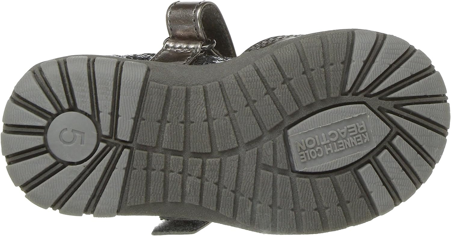 Kenneth Cole Reaction Baby Girls' Leave My Bark 2 (Toddler) - Pewter - 5 Infant image number 6