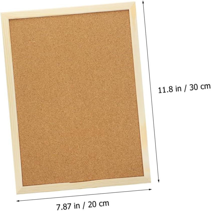 Tofficu Thumbtack Board Cork Board Wall for Household Office Decor Bulletin Memo Message Cork image number 1