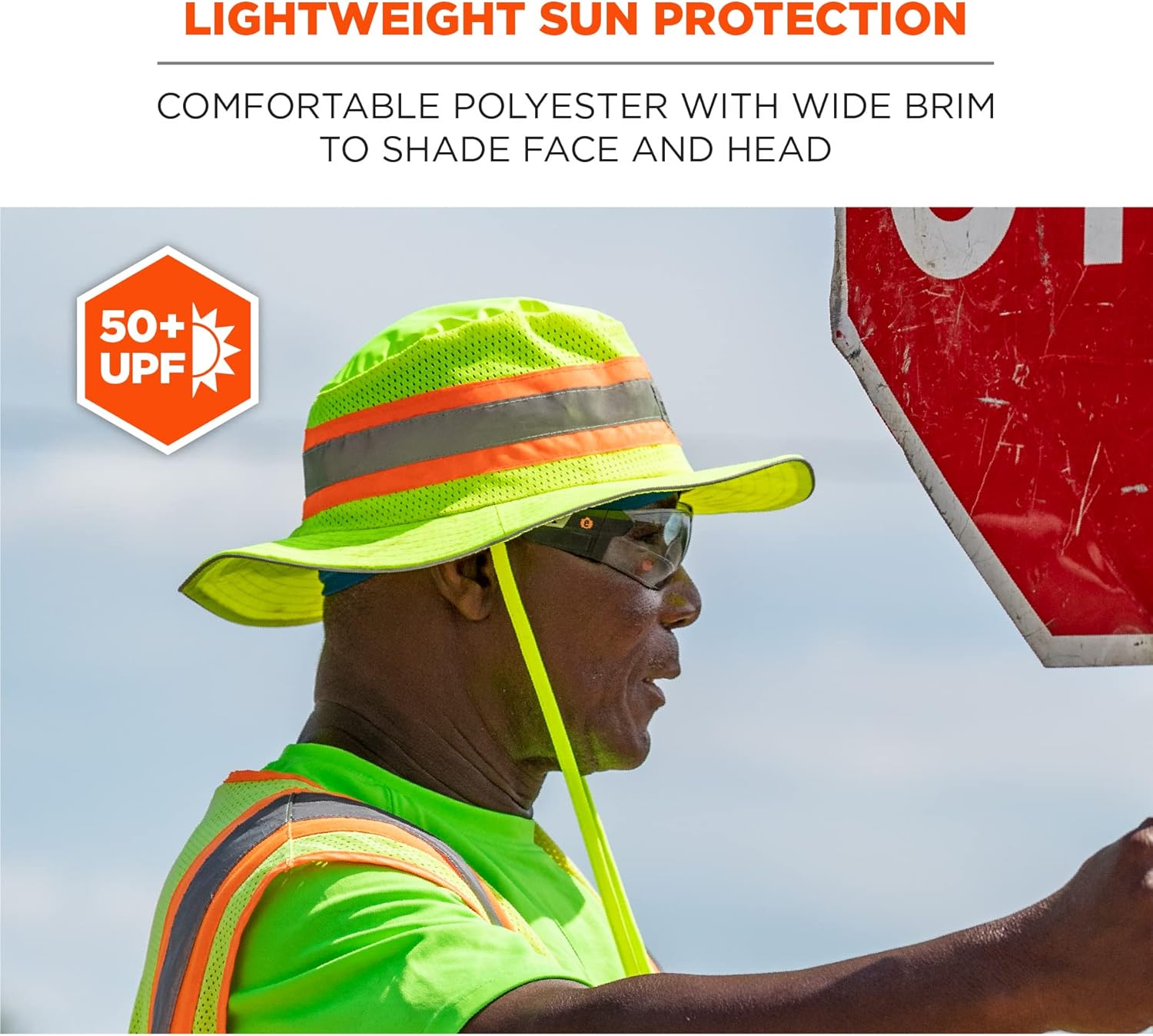 Ergodyne Glowear Class Headwear Hi-Vis Ranger Hat image number 5