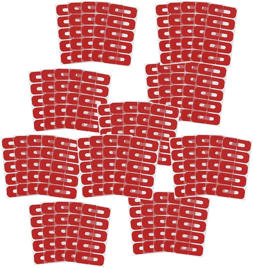 Pack of 200 Red Disposable Nail Tapes Cuticle Guard image number 5