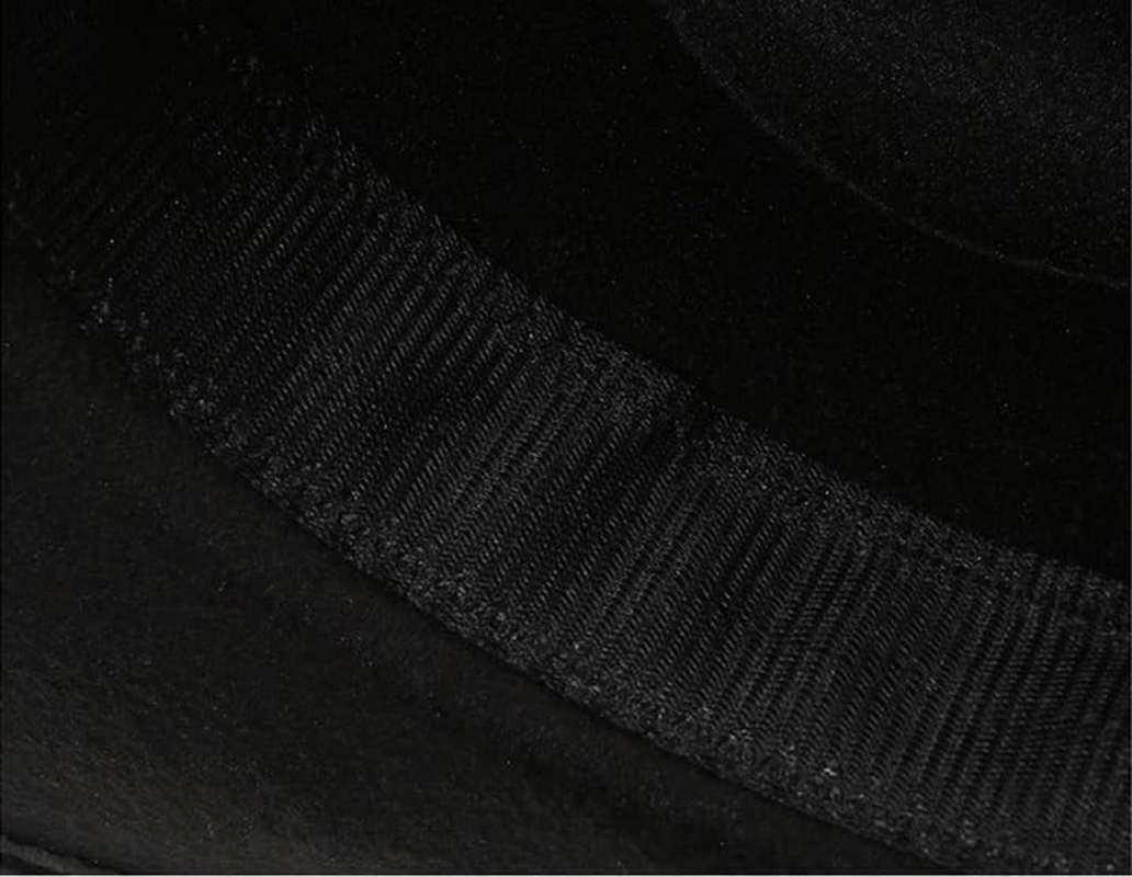 Cowboy Hat Cow Head Accessories Cowboy Hat Monochrome Felt Hat Men Wine Red image number 1