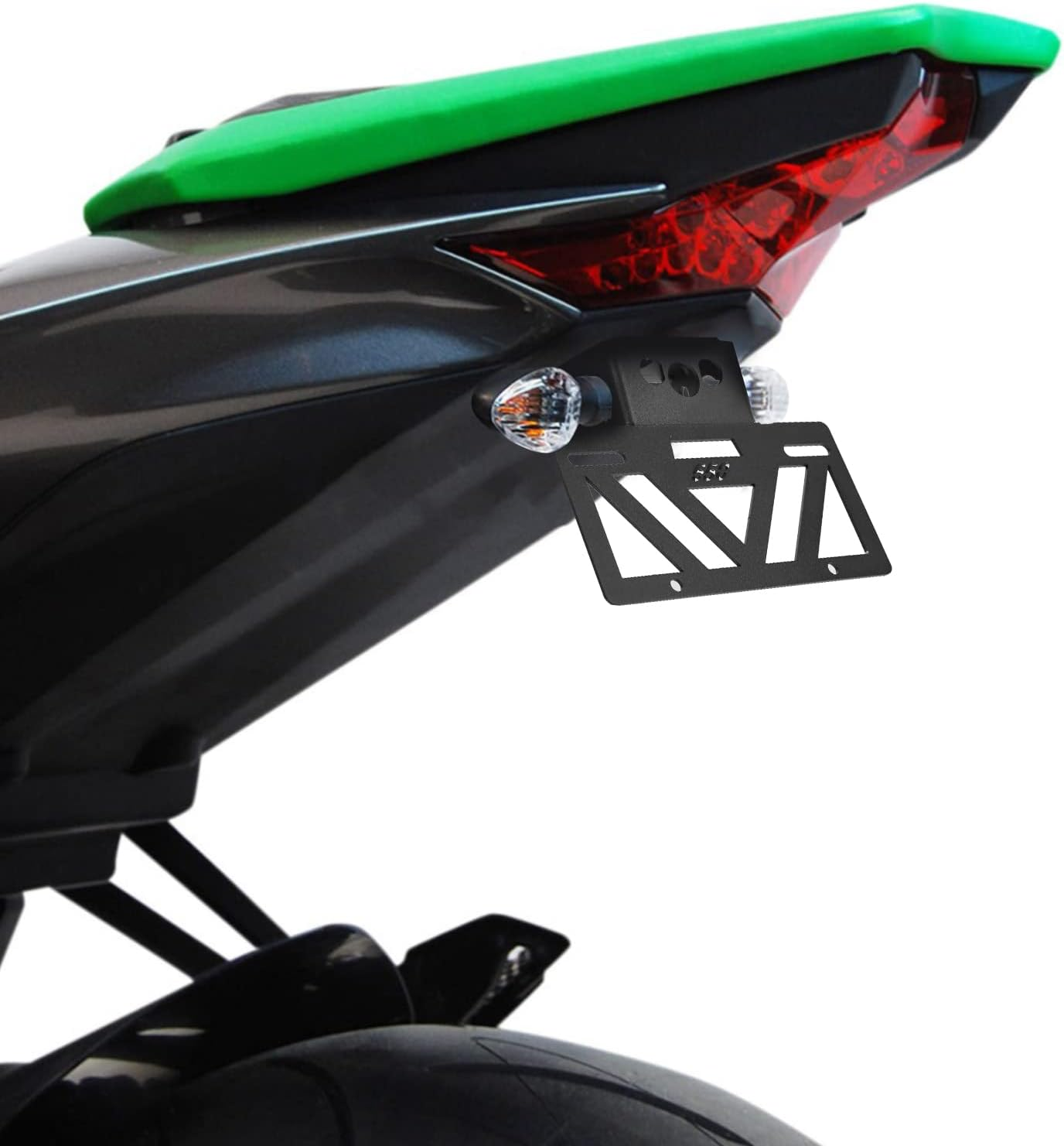 INKUDRI 2025 Ninja 650 Fender Eliminator Z650 Fender Eliminator 2024 Ninja 650 Tail Tidy Ninja 650 License Plate Bracket Holder Z650 EX650 ABS 2017 2018 2019 2020 2021 2022 2023 2024 2025 image number 1