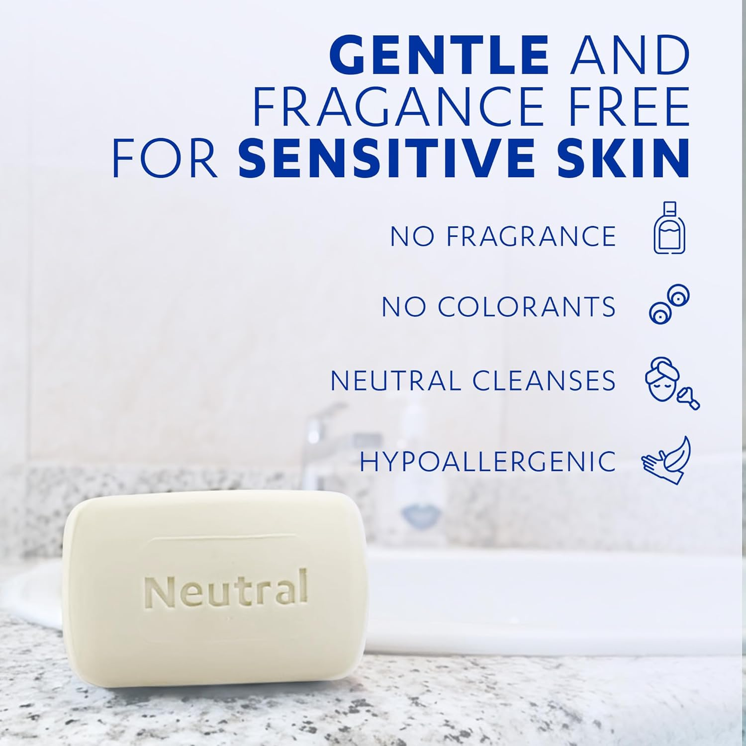 Grisi Neutral, Cleansing and Hypoallergenic Soap, Soften and Clean Your Skin, Non-Irritating, Fragrance-Free, for All Kind of Skin, 6-Pack of 3.5 Oz Each, 6 Bar Soaps. image number 5