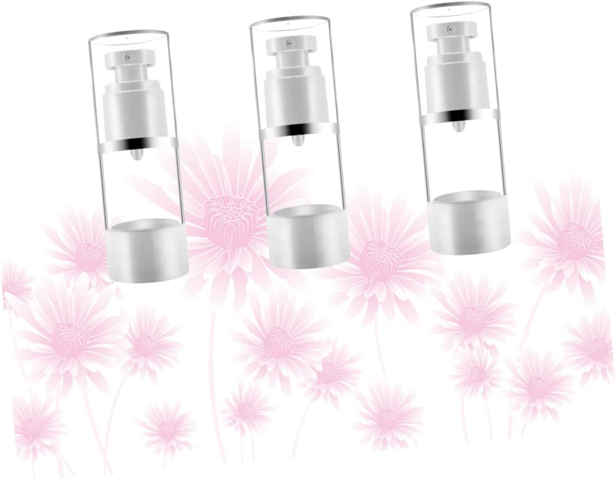 HONMEET Portable Mini Sunscreen Spray Bottles Press Pump 15Ml Reusable Travel Set image number 6