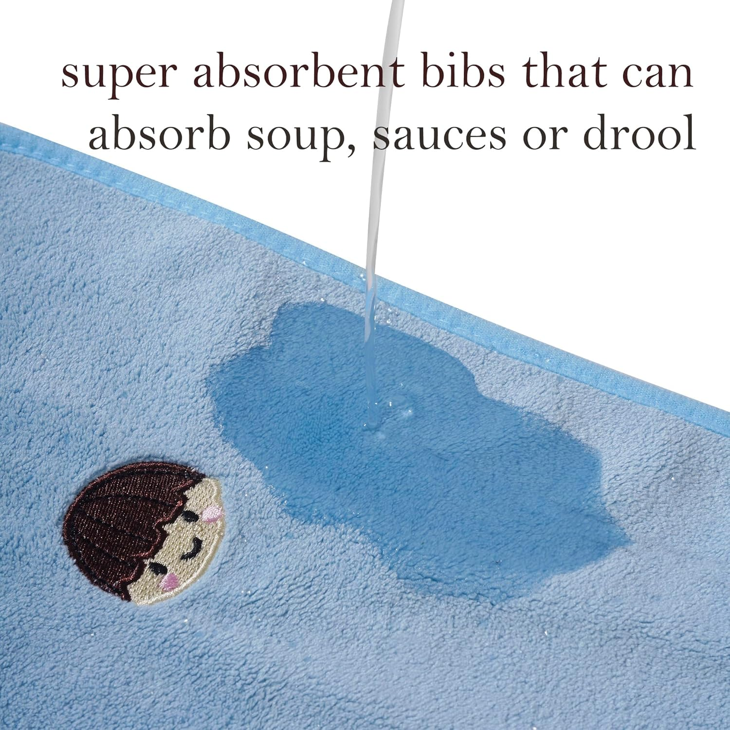 Baby Bibs for Girls or Boys , Toddler Bibs for Feeding image number 6