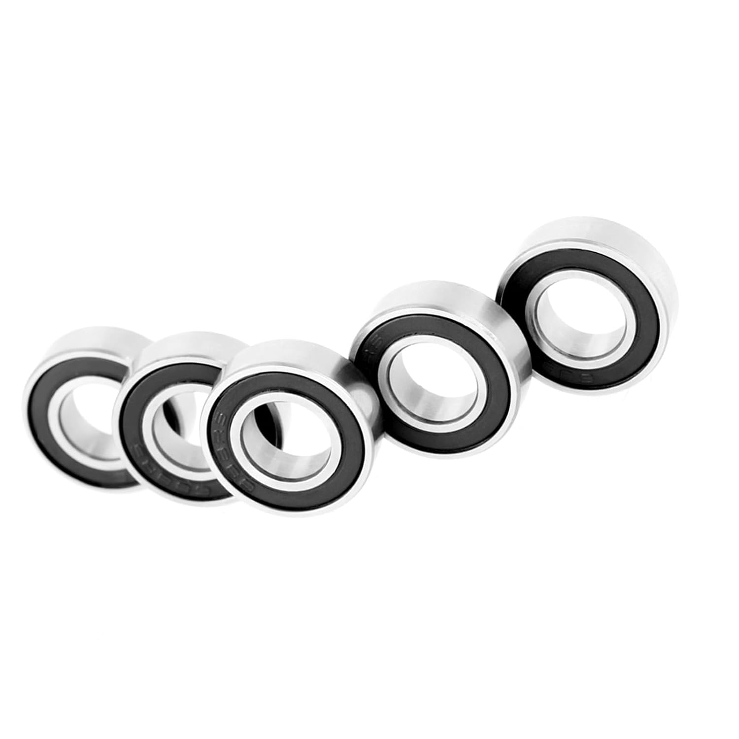 10Pcs 688-2Rs Reds with Depth Slot Balls for Wave/5 Mm Rod Projects, Metal Bearing image number 4