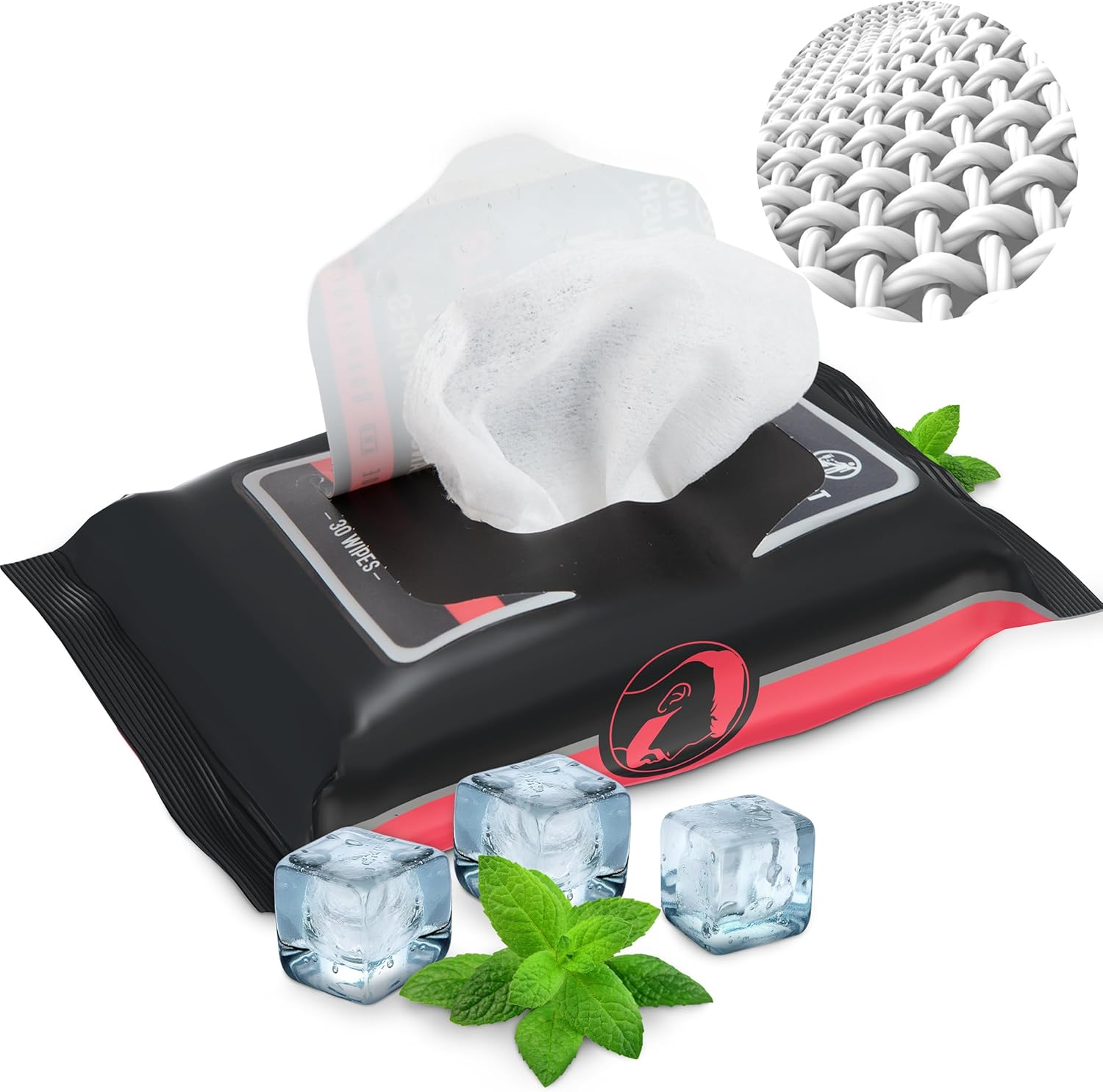 The Nobleman Face + Body Cleansing Wipes: Refreshing - with Aloe & Eucalyptus - 120 TOTAL WIPES (30Ct X 4) - Travel-Friendly, Skin-Nourishing, All-In-One Wipes for Men & Women