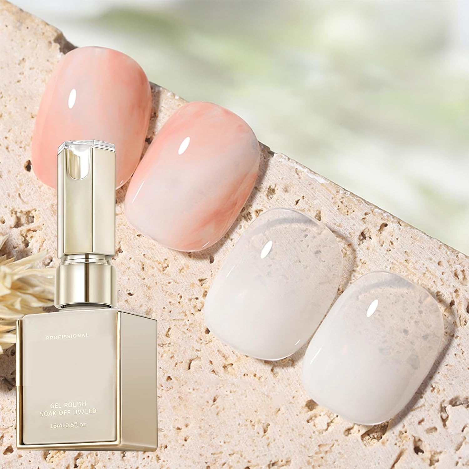 Nail Blooming Gel - 15Ml UV Blooming Stamping Top Coat - Safe Blossom Clear Fingernail Top Coat for Wife Sister Friend Daughter Girlfriend image number 2