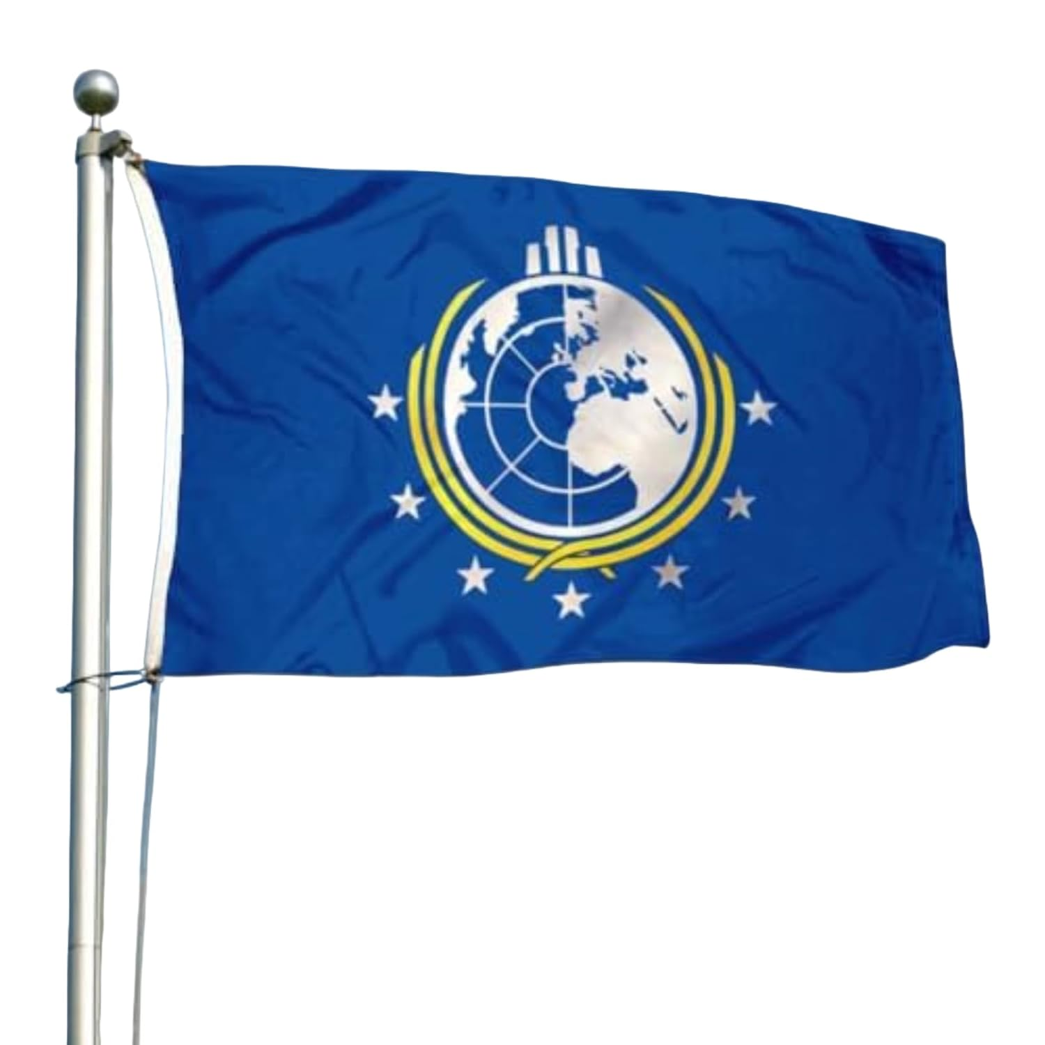 Jerssamy Super Earth Flag 3X5Feet Outdoor Indoor Decoration Flag 3X5Feet Double Stitched Polyester with Brass Grommets image number 1